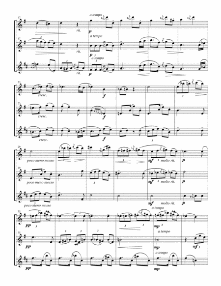 Tango for 2 Oboes and English Horn by Albeniz - Score Only image number null