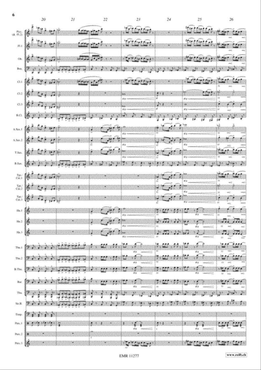 Genghis Khan Genghis Khan Concert Band scores gallery preview page 7