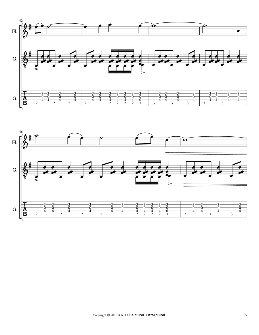 Wishing Well Wishing Well Flute scores gallery preview page 5