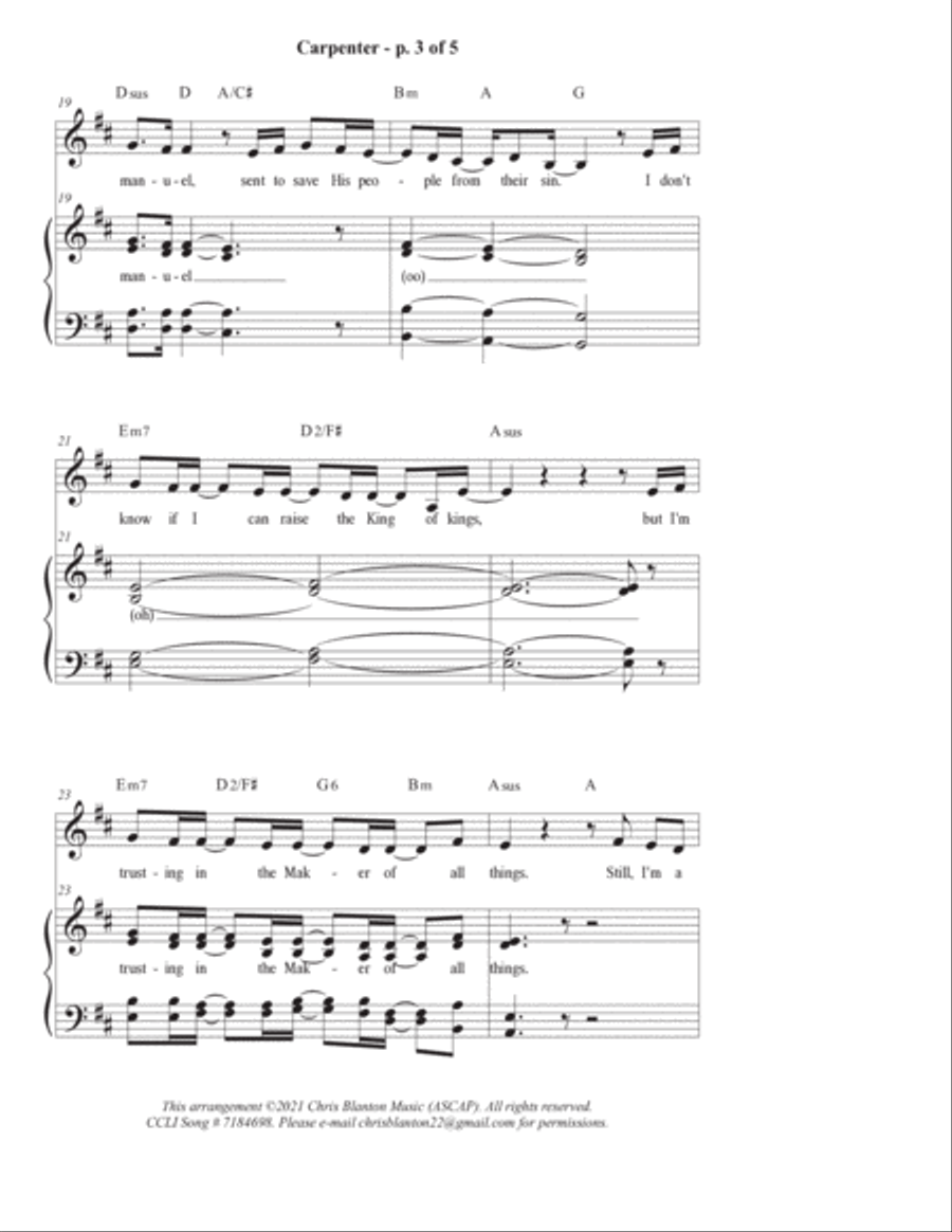 Carpenter 4-Part scores gallery preview page 3