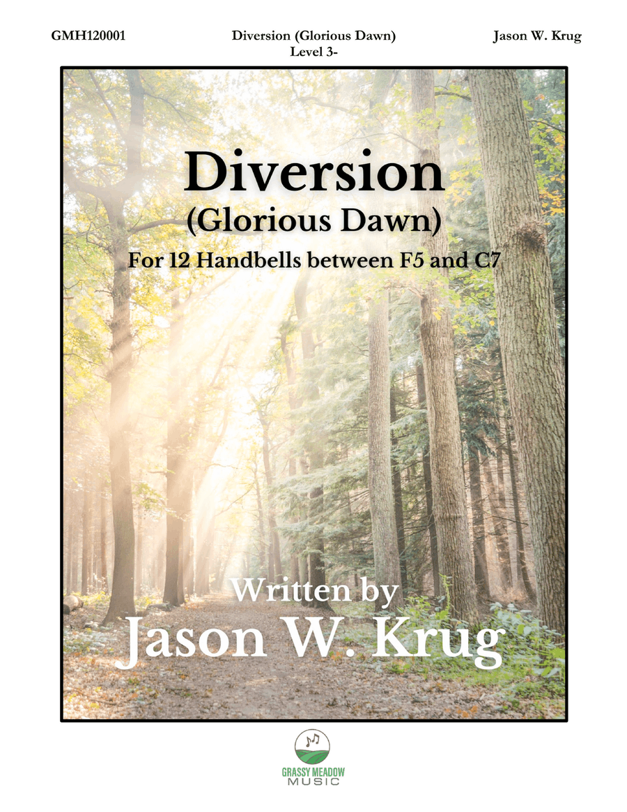 Diversion (Glorious Dawn) for 12 Handbells Handbell Choir scores gallery preview page 1