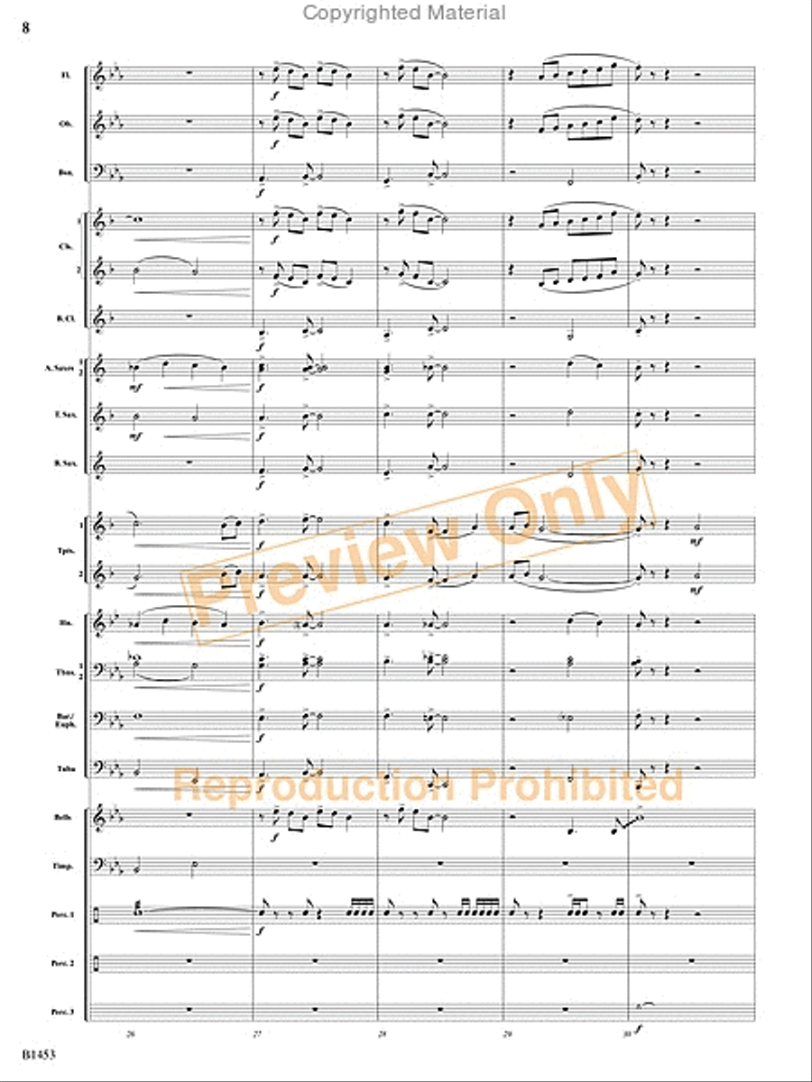 Soaring! Concert Band scores gallery preview page 21