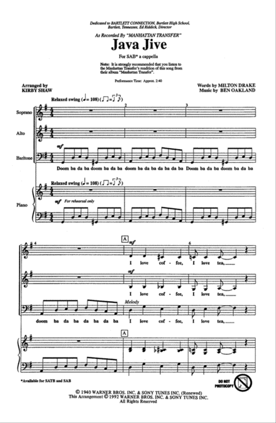Java Jive 3-Part scores gallery preview page 2