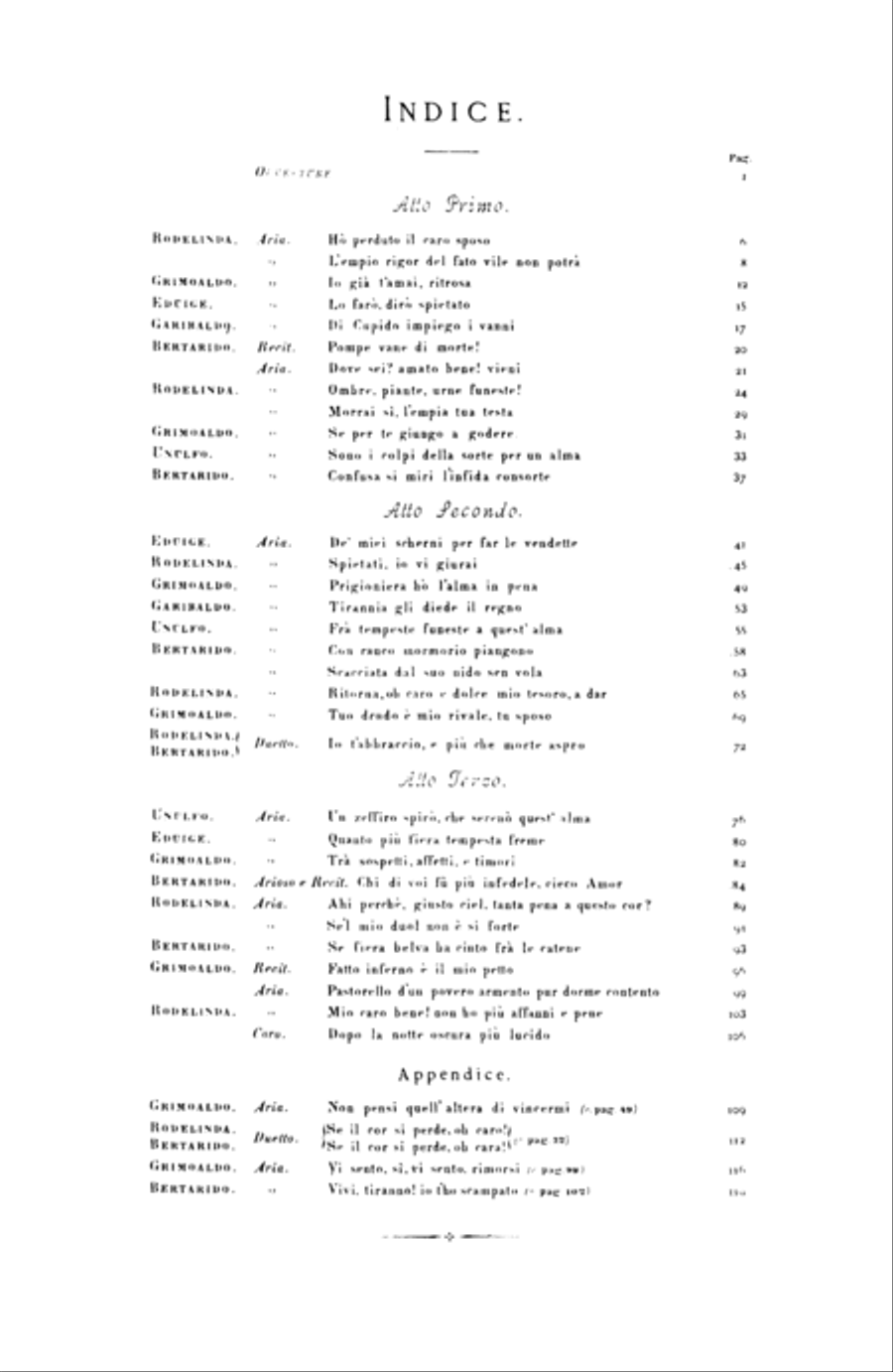Rodelinda (1725) Voice scores gallery preview page 5