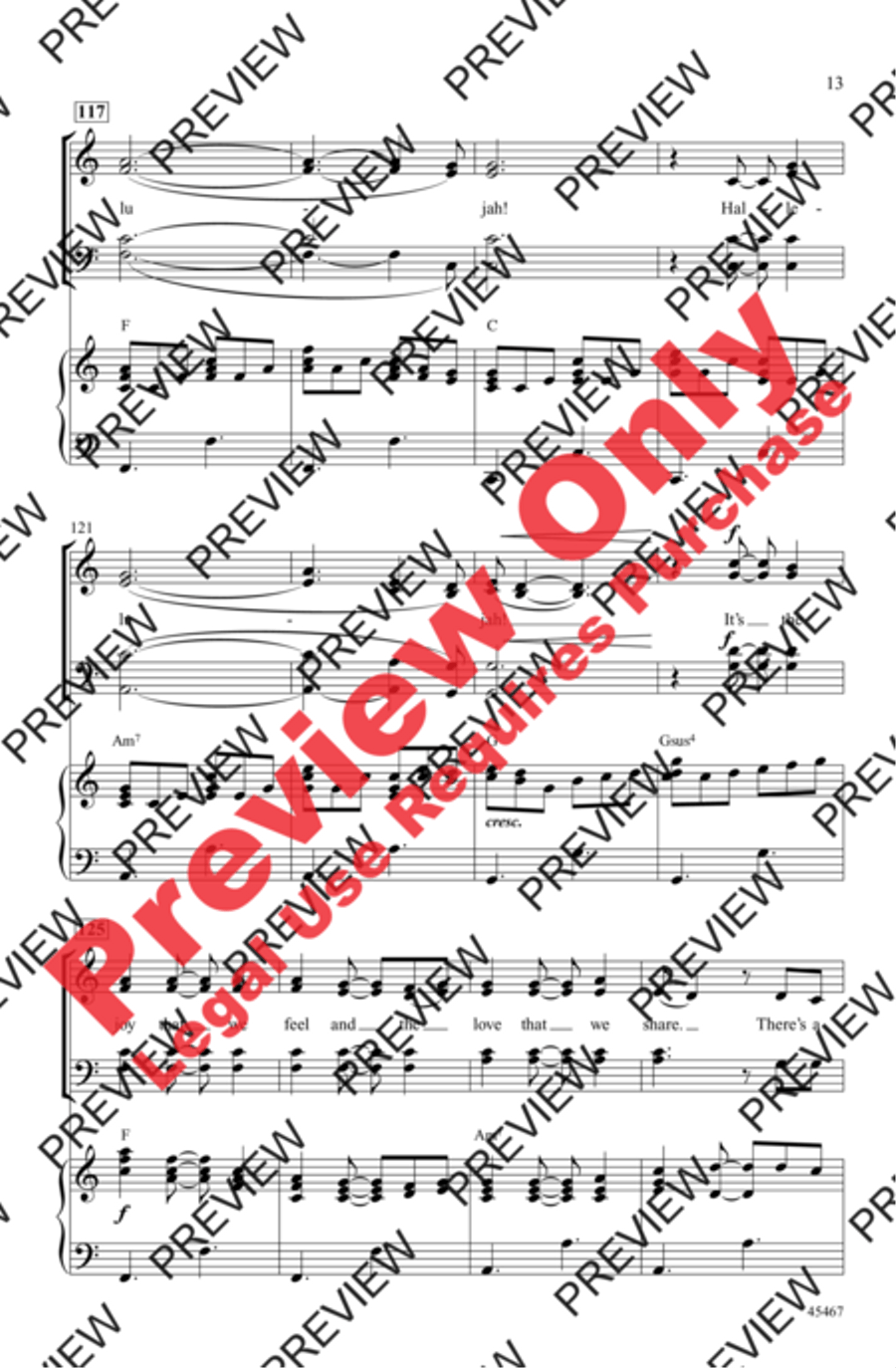 Heaven Everywhere 4-Part scores gallery preview page 25