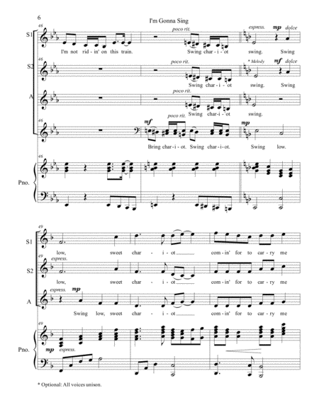 I'm Gonna Sing! (SATB) image number null