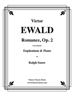 Book cover for Romance, Op. 2 for Euphonium & Piano