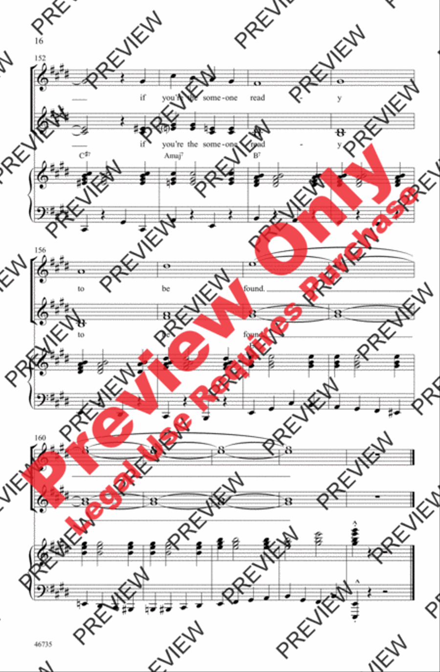 Someone in the Crowd by Pasek and Paul SSAA - Sheet Music page 16
