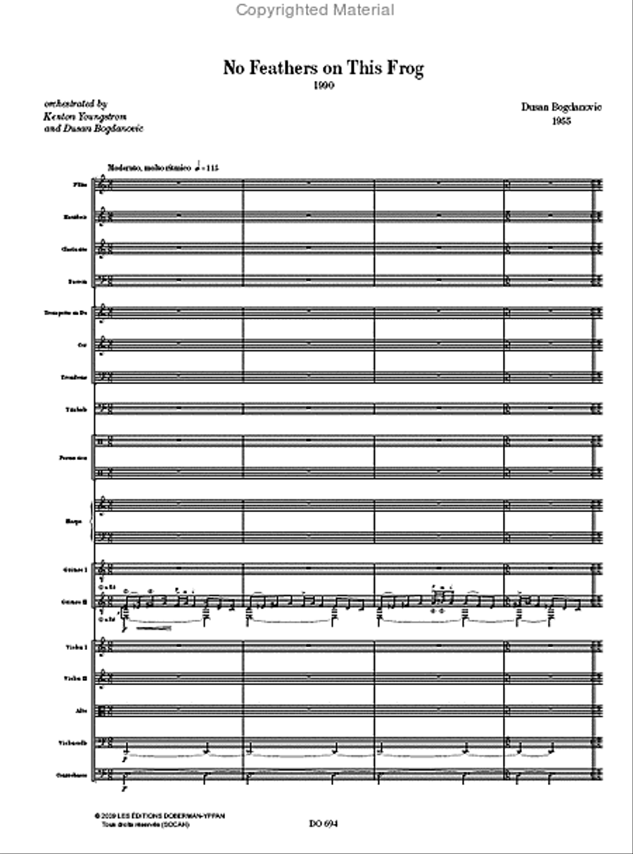 No Feathers on This Frog Orchestra scores gallery preview page 2