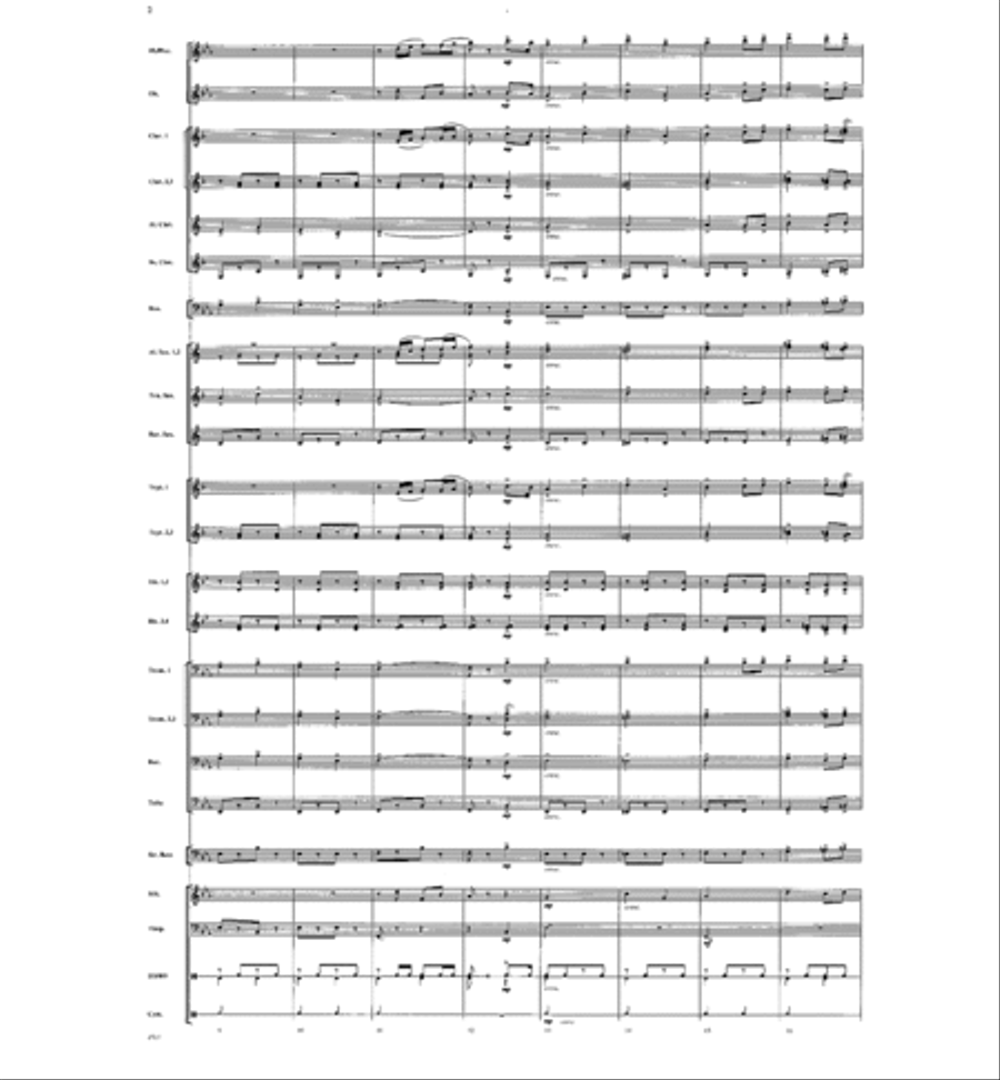 March: Celebration and Glory Concert Band scores gallery preview page 3