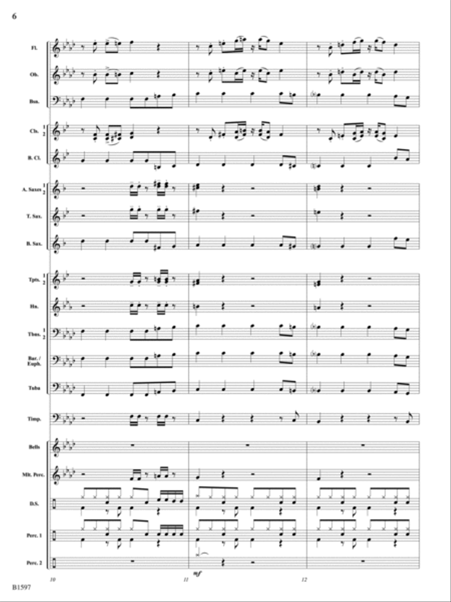 Color Jam: Score Concert Band scores gallery preview page 6