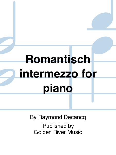 Romantisch intermezzo for piano