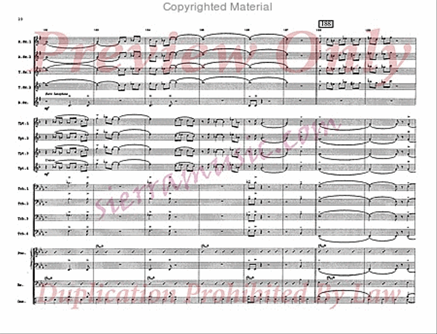 Dorian Blue Big Band scores gallery preview page 21