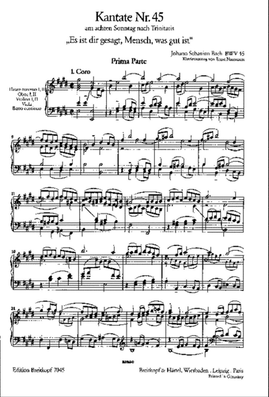 Cantata BWV 45 “Es ist dir gesagt, Mensch, was gut ist” ATB scores gallery preview page 2