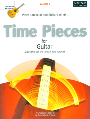 Book cover for Time Pieces for Guitar, Volume 1