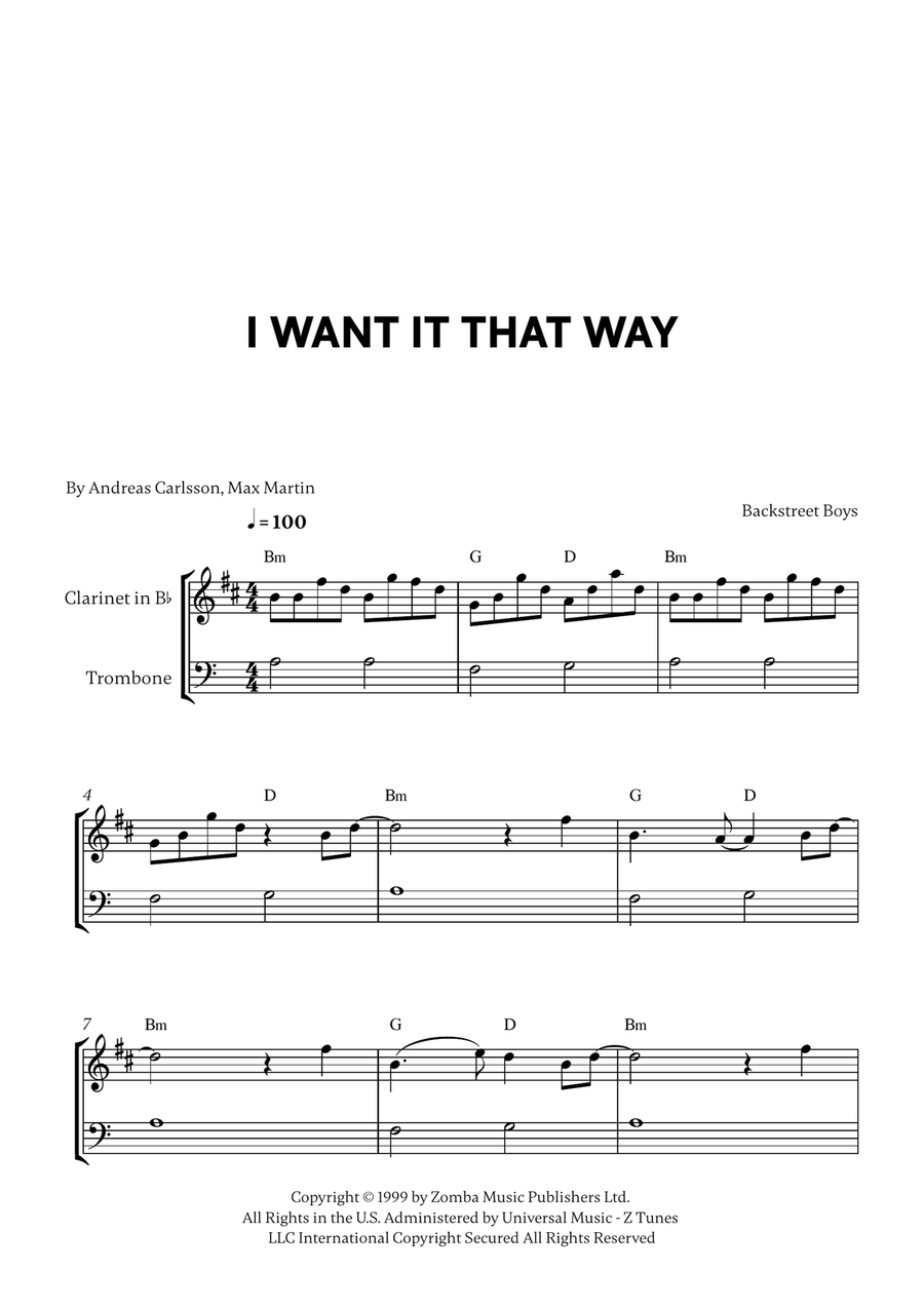 I Want It That Way