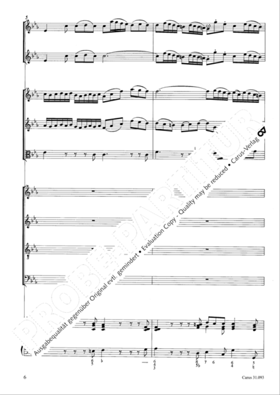 All those who seek God's sov'reign guidance (Wer nur den lieben Gott lasst walten) 4-Part scores gallery preview page 7