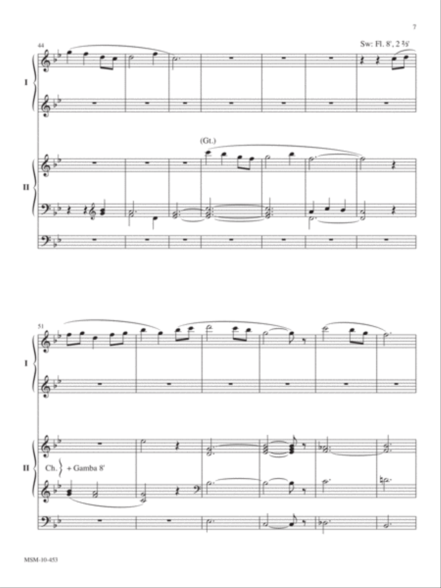 Prelude and Dance Organ scores gallery preview page 5