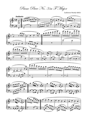 Piano Piece No. 3 in F Major