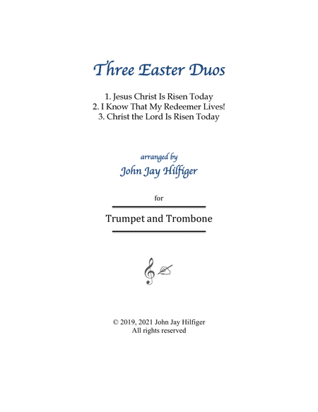Three Easter Duos for Trumpet and Trombone image number null