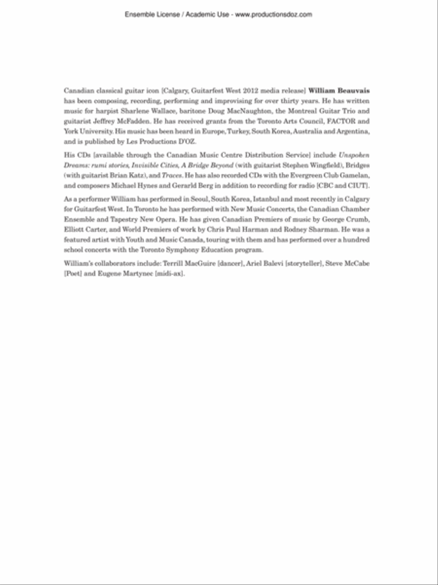 One Evening / Stumbling in 7 Guitar Ensemble scores gallery preview page 2