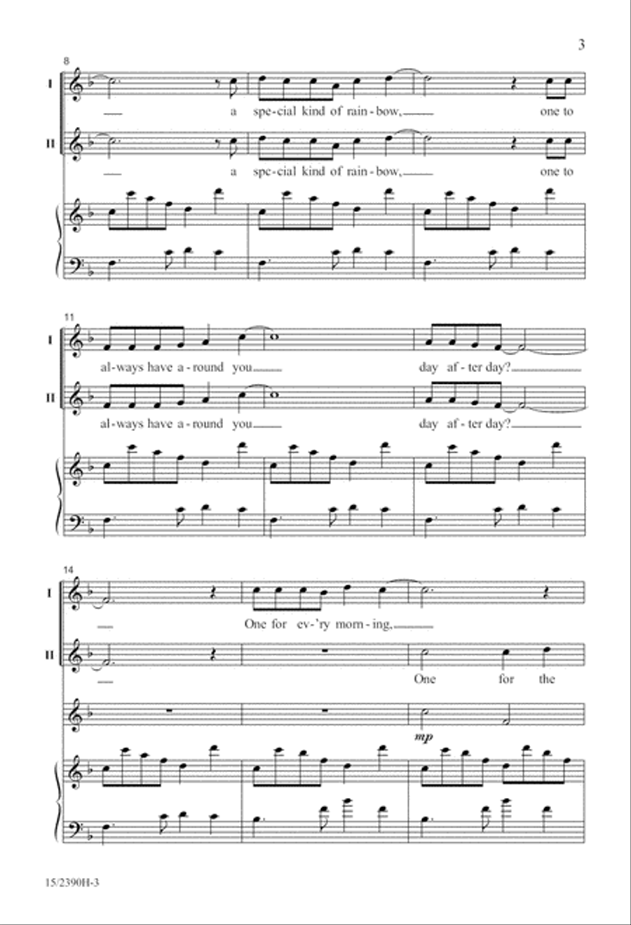 You Can Always Have a Rainbow 2-Part scores gallery preview page 4