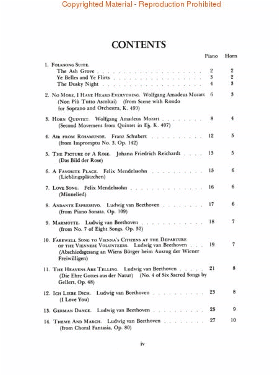 First Solos for the Horn Player Piano Accompaniment scores gallery preview page 2