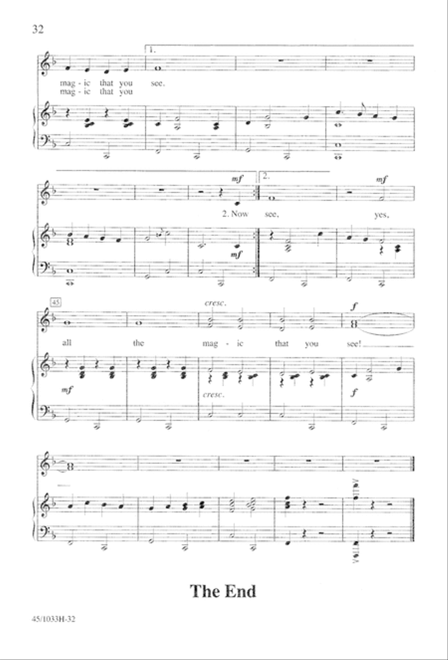 Watts It All About? The Whole Shocking Story Unison Choir scores gallery preview page 33