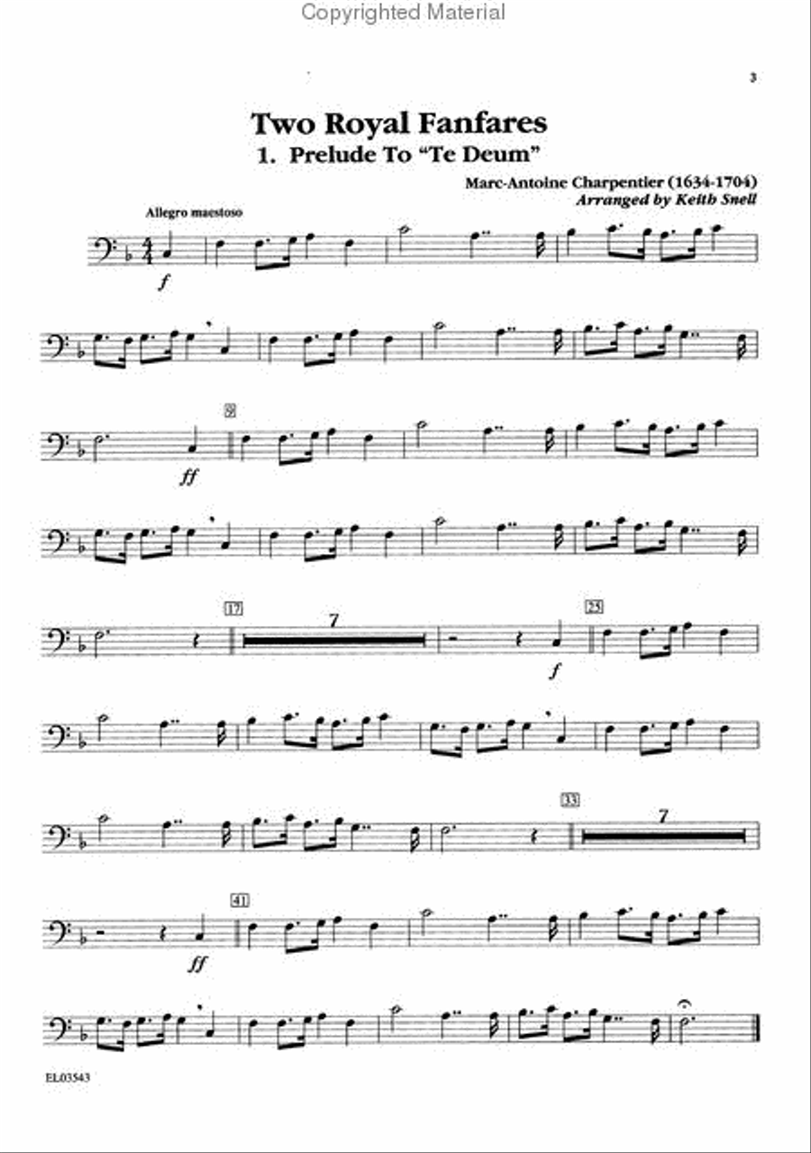 Belwin Master Solos (Trombone), Volume 1 Baritone Horn scores gallery preview page 2