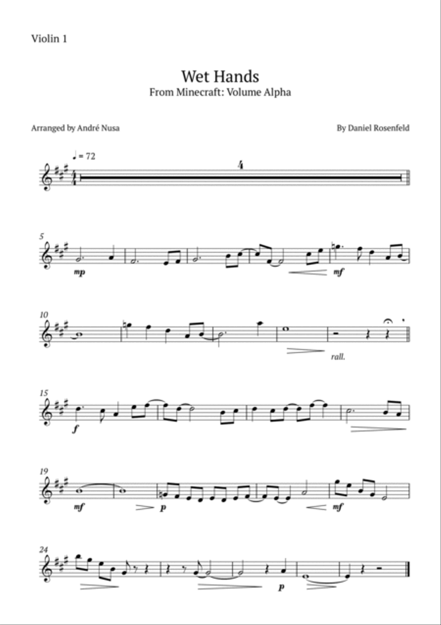 Wet Hands String Orchestra scores gallery preview page 5