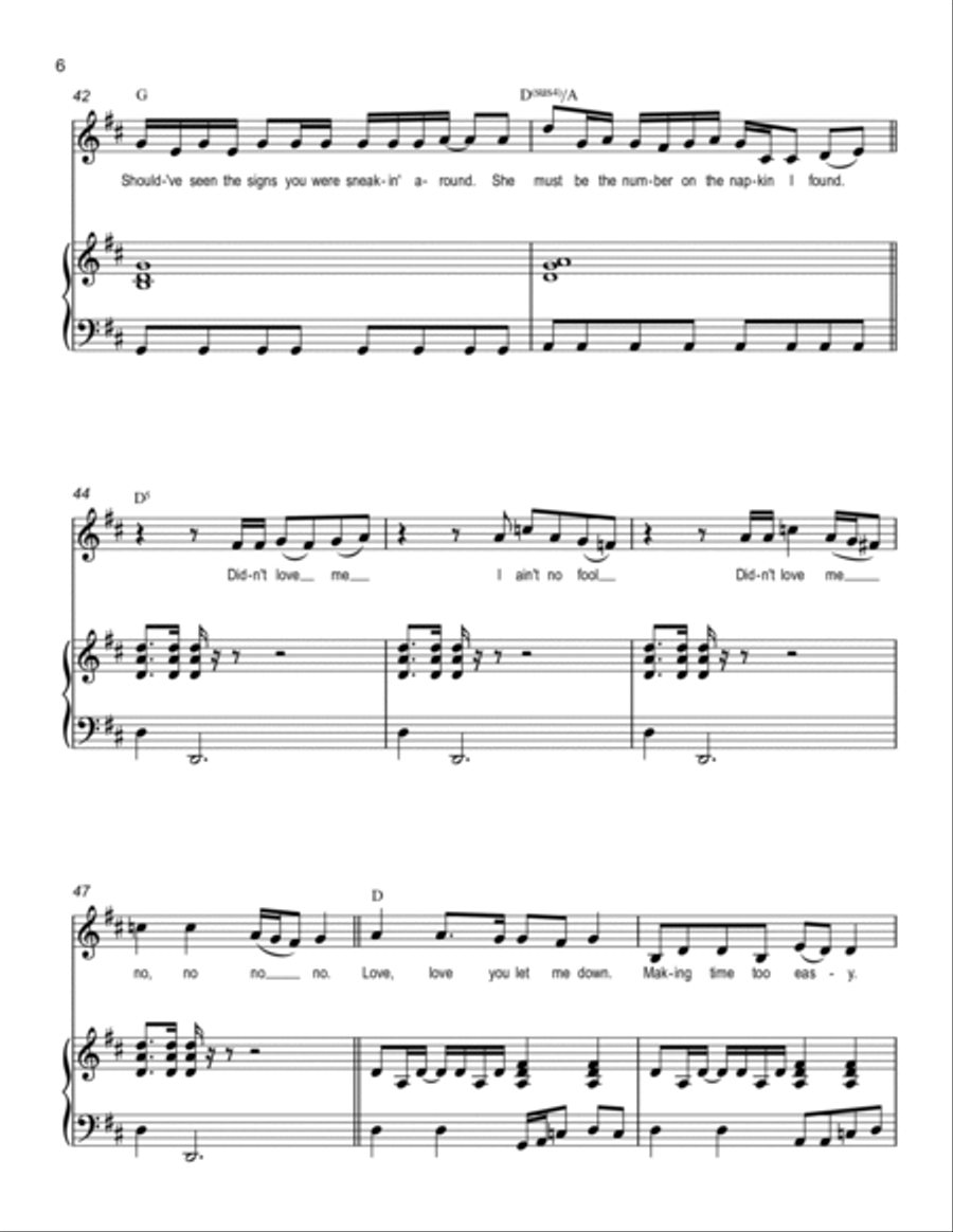 Giddy On Up Voice scores gallery preview page 6