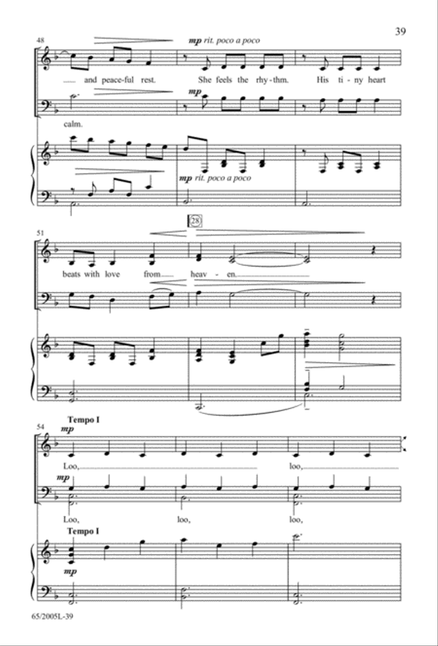 I Hear the Prophet Callin' 4-Part scores gallery preview page 40