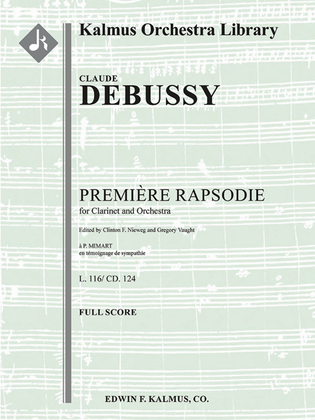 Premiere Rapsodie pour Clarinet et Orchestre (First Rhapsody for Clarinet & Orchestra)