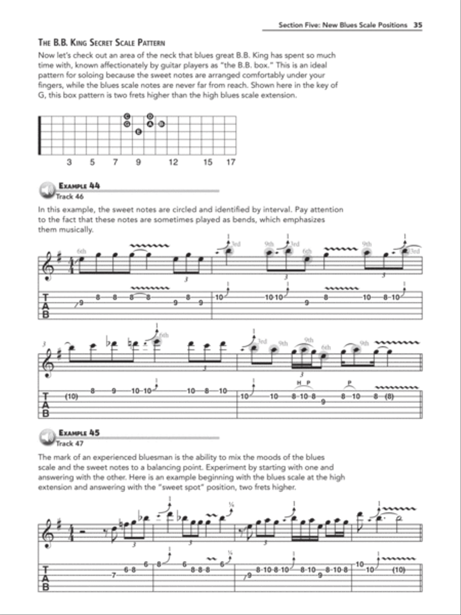 Ultimate Beginner Blues Guitar Basics Electric Guitar scores gallery preview page 5
