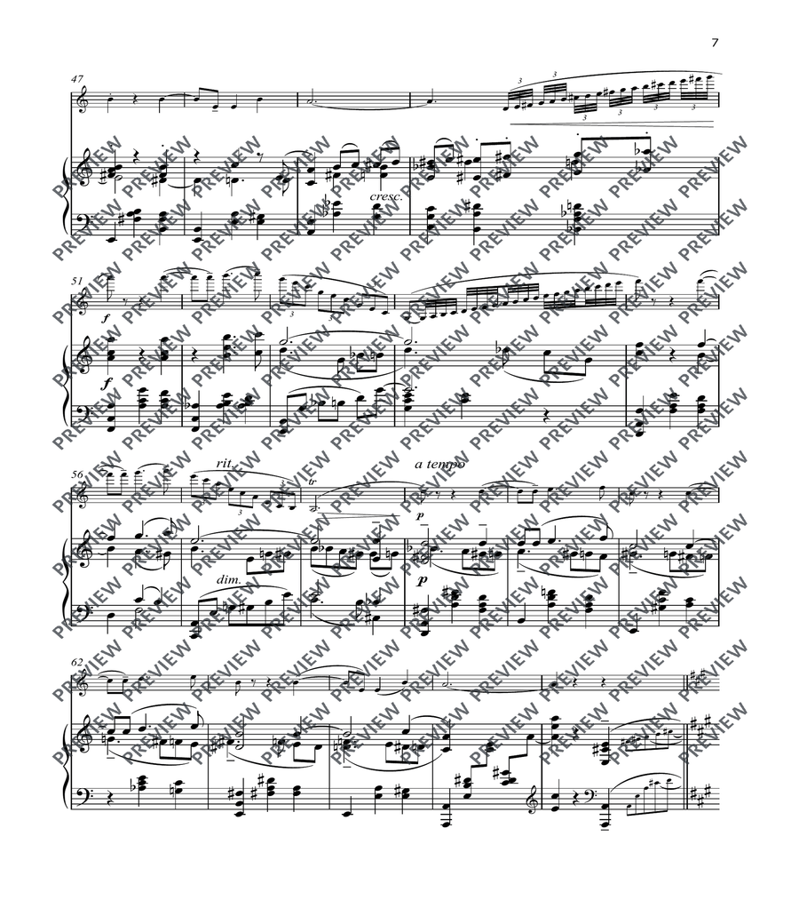 Love’s sorrow Love’s sorrow Violin Solo scores gallery preview page 7