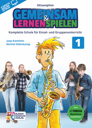 Book cover for Gemeinsam Lernen & Spielen 1 Altsaxophon