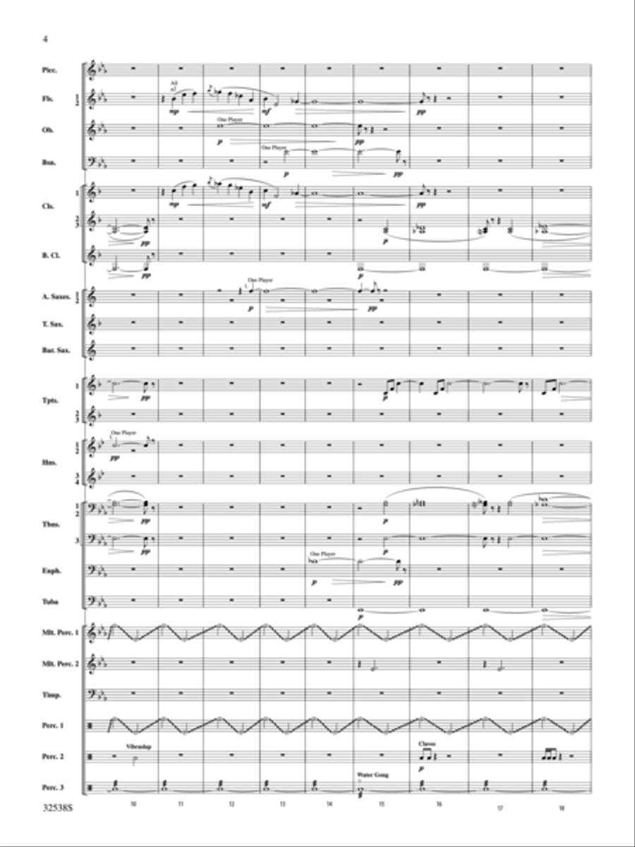 Ghost Dances Concert Band scores gallery preview page 3