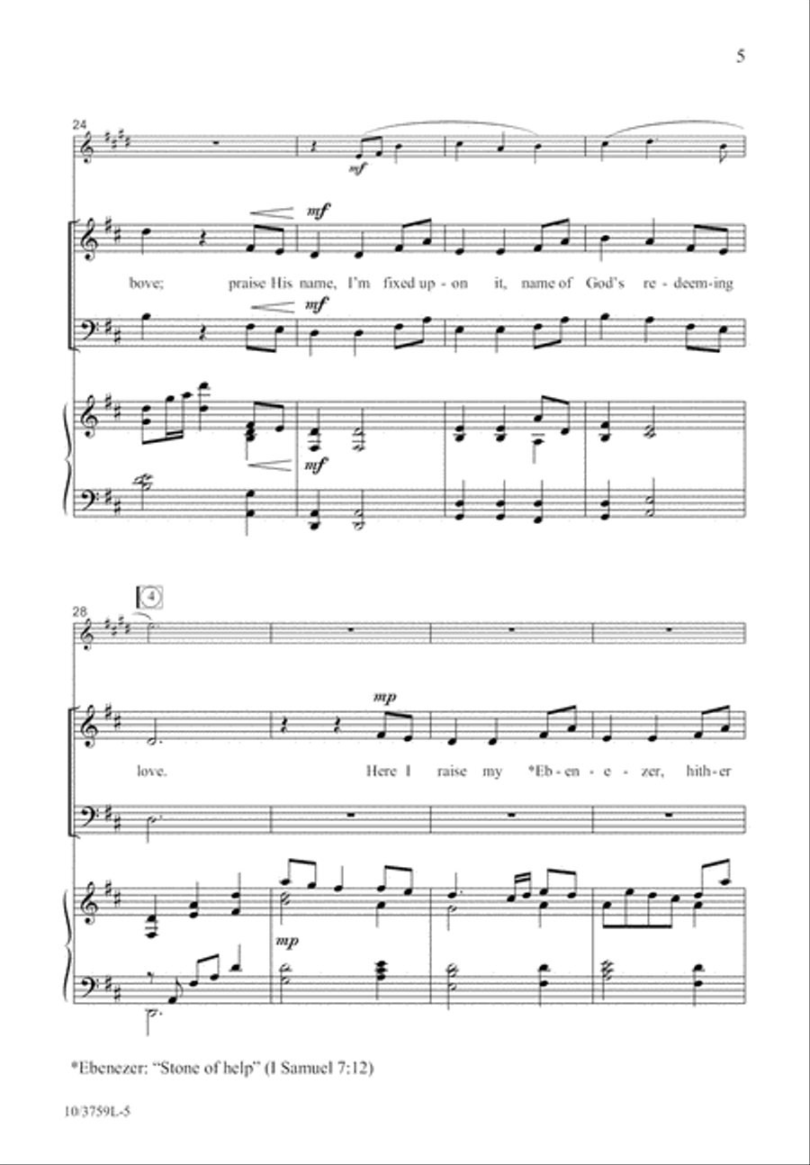 Fount of Every Blessing 2-Part scores gallery preview page 5