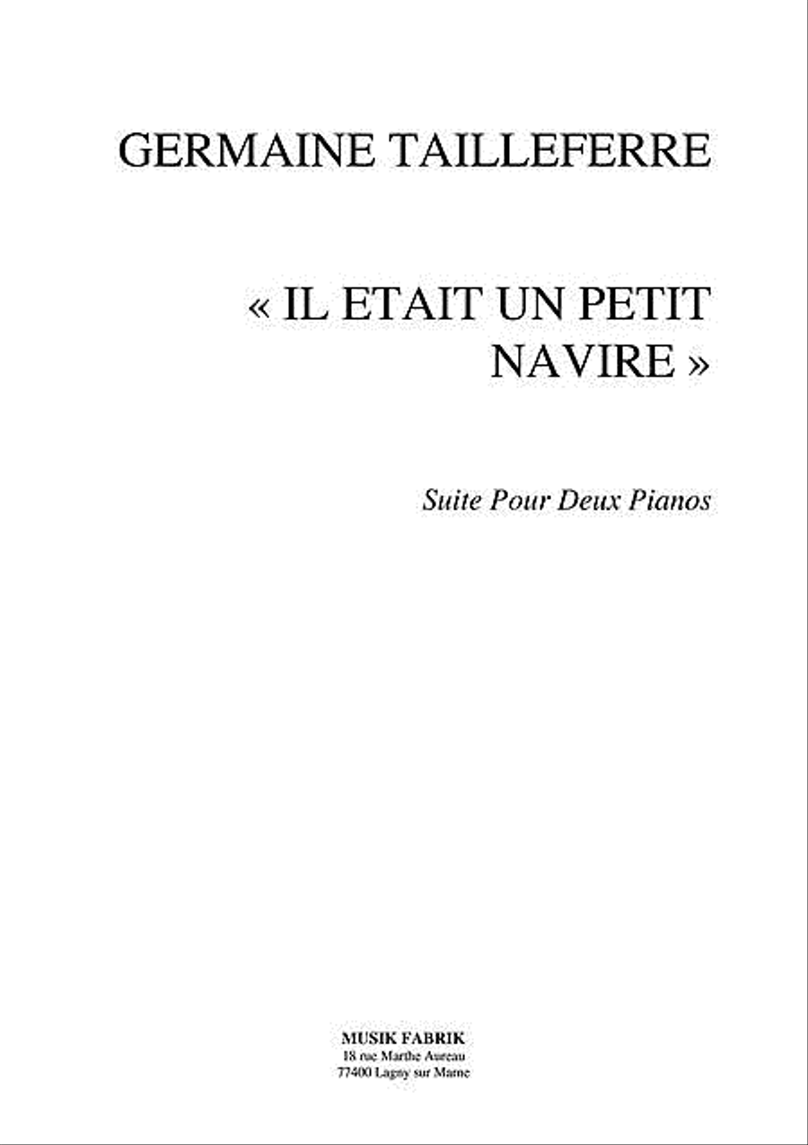 Il Etait Un Petit Navire, Suite 2-Part scores gallery preview page 1