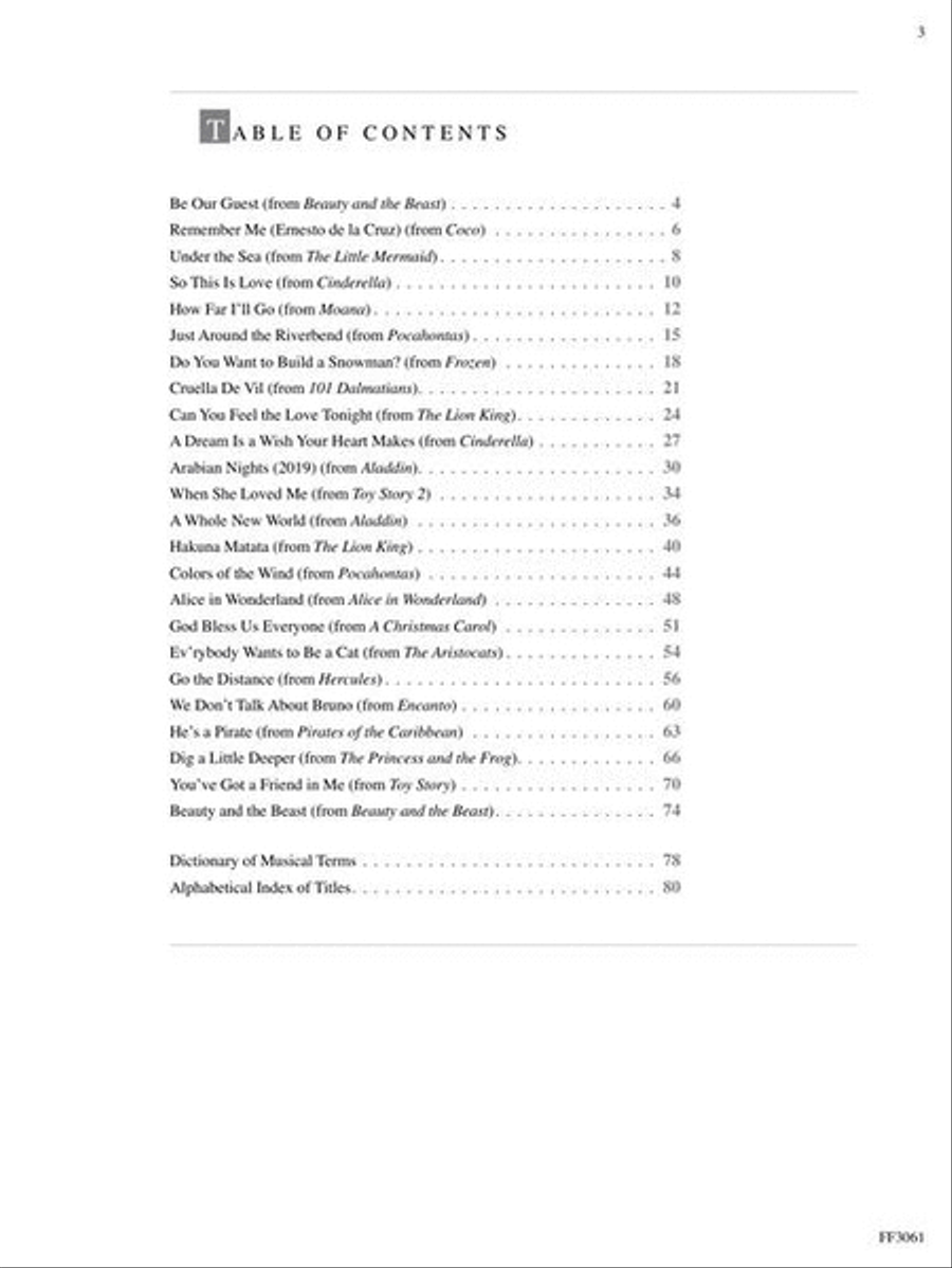 Adult Piano Adventures – Disney Book 2 Piano Method scores gallery preview page 3