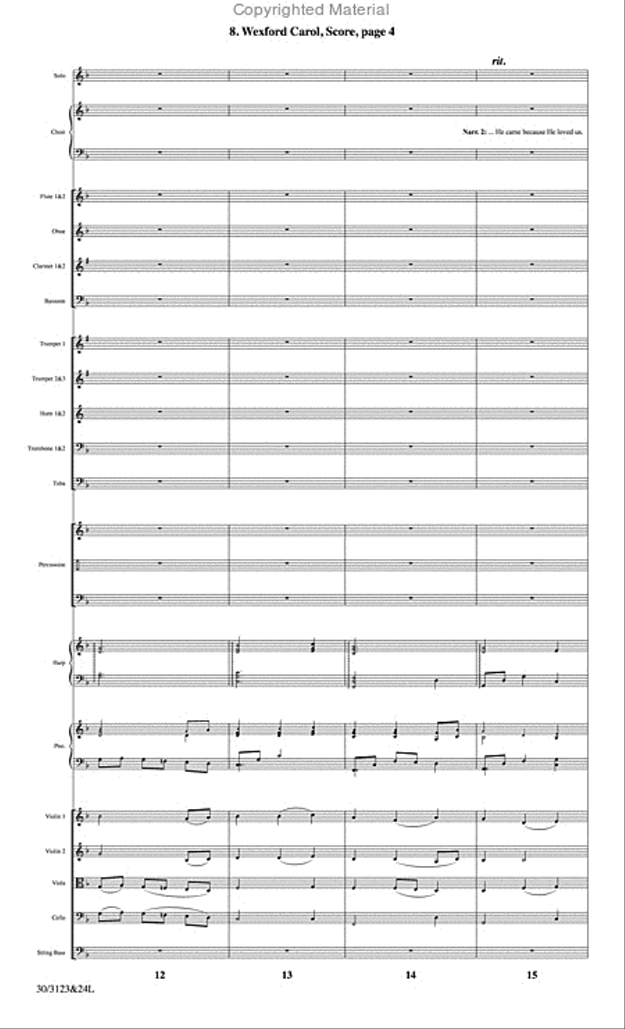 The Christmas Story - Set of Parts Choir scores gallery preview page 72