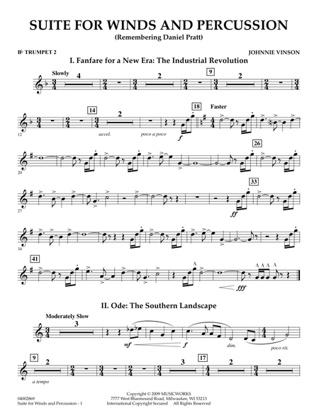 Suite for Winds and Percussion - Bb Trumpet 2