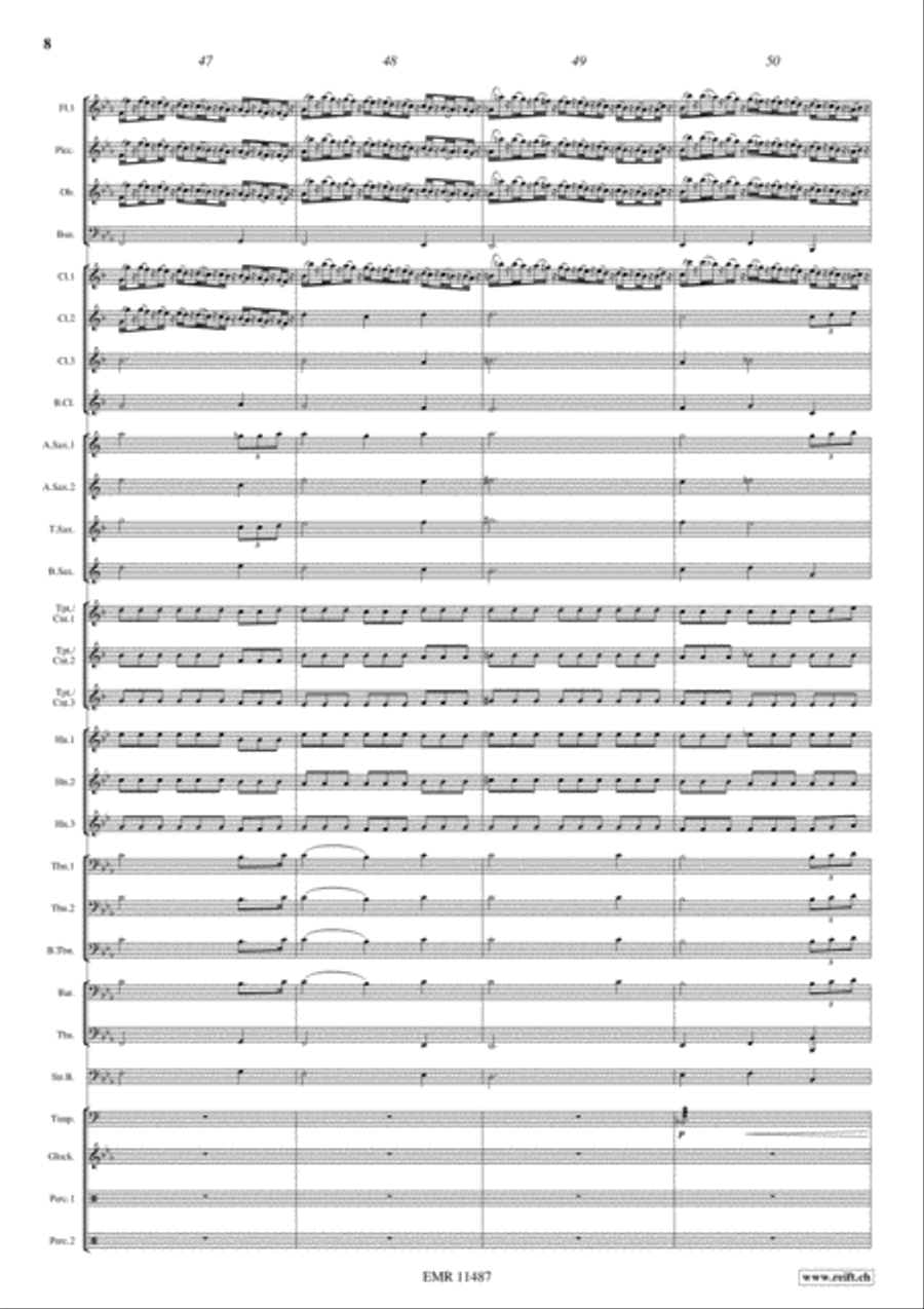 Tannhauser Overture Concert Band scores gallery preview page 9
