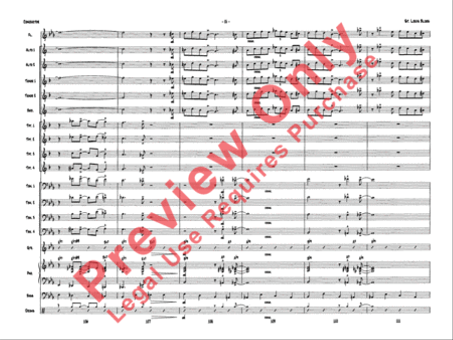 St. Louis Blues Jazz Ensemble scores gallery preview page 18