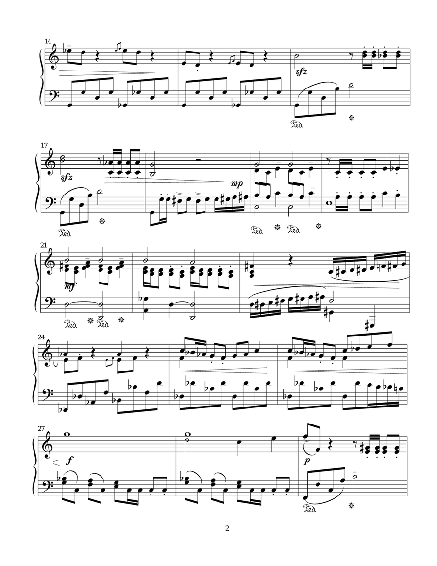 The Little Prince Suite Piano Solo scores gallery preview page 3