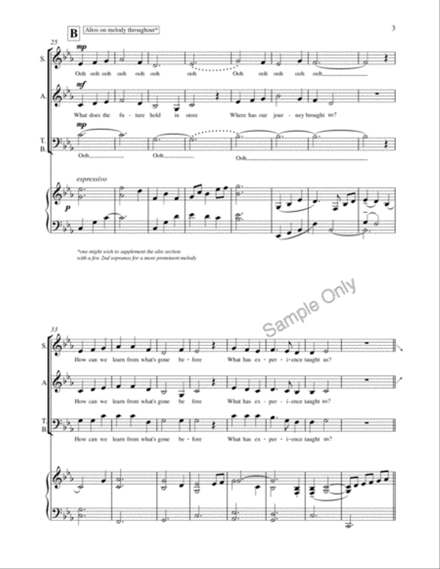 Solstice Song 4-Part scores gallery preview page 3