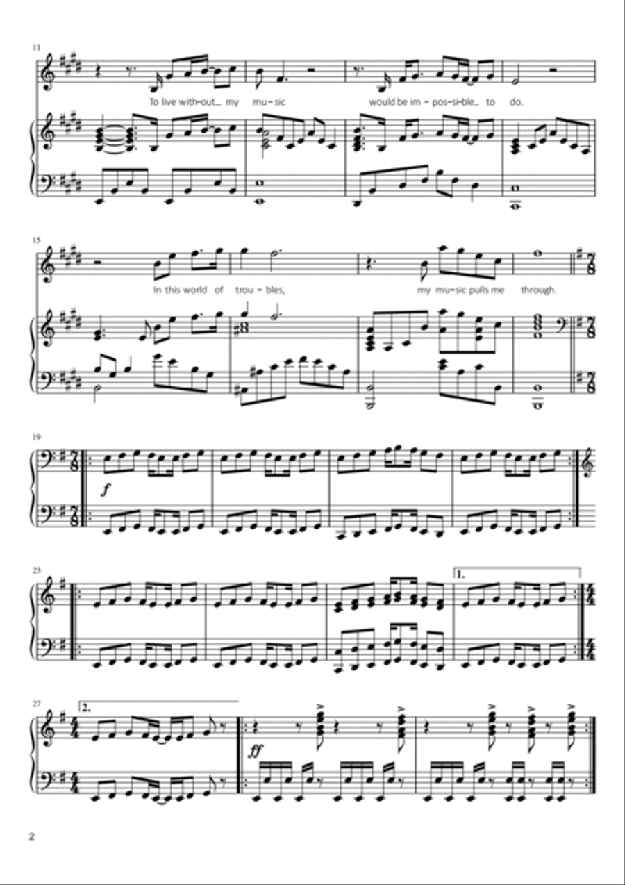 Music Voice scores gallery preview page 2