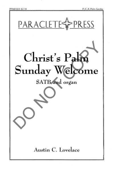 Christ's Palm Sunday Welcome image number null
