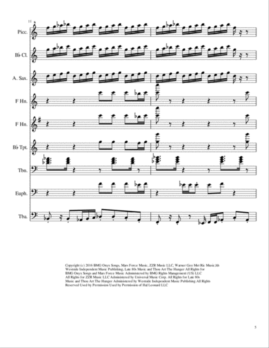 24K Magic Large Ensemble scores gallery preview page 5