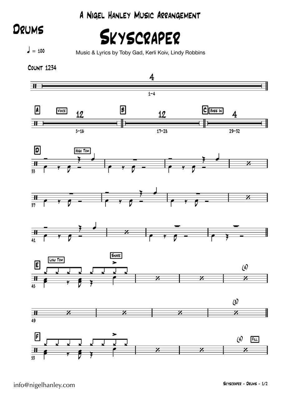 Skyscraper Jazz Ensemble scores gallery preview page 6